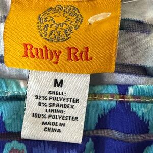 Ruby Rd. Multicolor Patterned Apparel